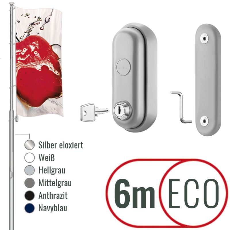 Fahnenmast Secur ECO 600cm Fahnenmast Secur ECO 600cm